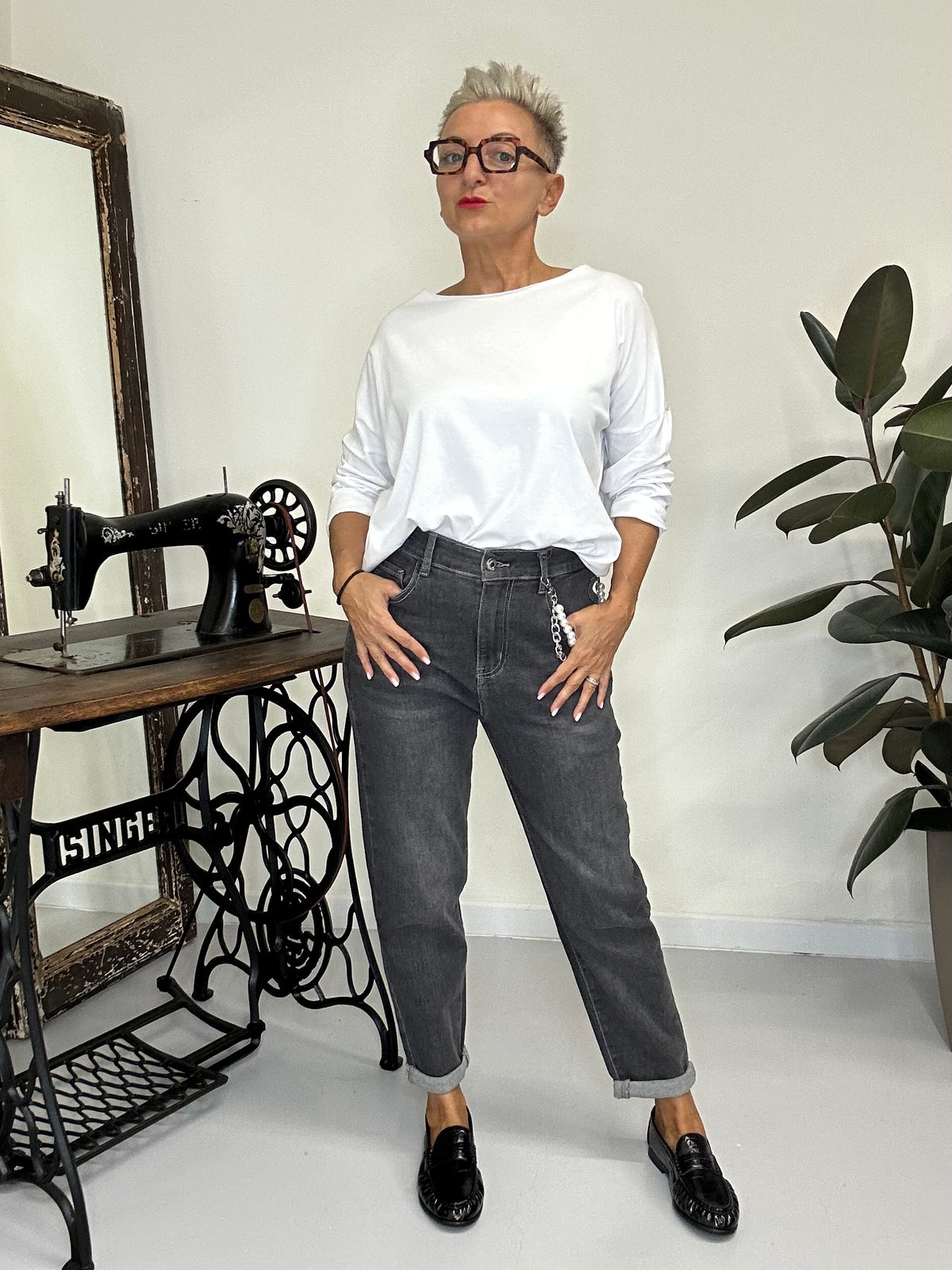 Jeans Pedro Grigio